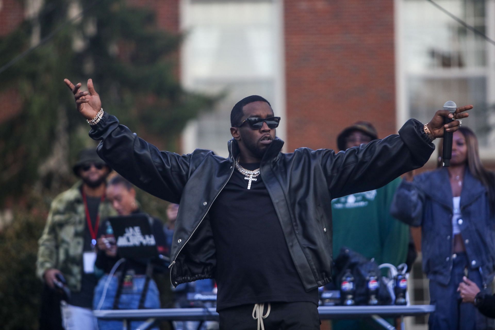Sean "Diddy" Combs performs at the 2023 Howard Yardfest (Image via Getty)